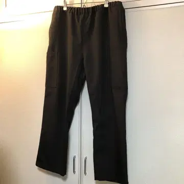 MUJI Labo 얼룩이 잘 지워지는 카고 팬츠 M 블랙