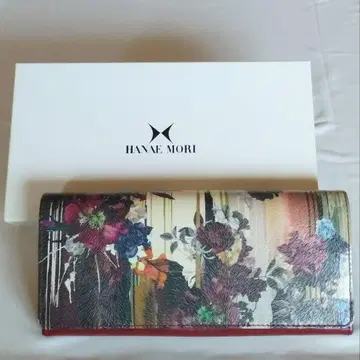 모리 히데에 하나에모리 장지갑 로사 루고사 가르송 와인색
