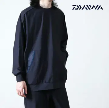 다이와 DAIWA LIFESTYLE 롱 티셔츠 스트레치 네이비 L