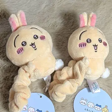 치이카와 봉제 인형 스크런치 토끼 2개