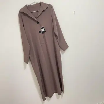 스타일 델리 프론트 2 버튼 조젯 원피스