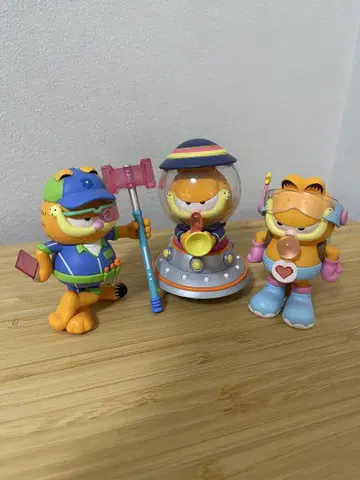 가필드 피규어 3종 세트