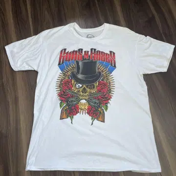 Guns N' Roses 티셔츠 WORLD TOUR 2022 구제 의류