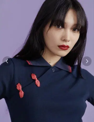 쥬에티 차이나 폴로 상의