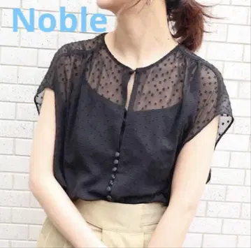 Noble 노블 2WAY 쉬폰 도비 블라우스