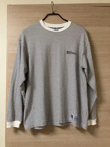 RUSSELL ATHLETIC 스트라이프 긴팔 티셔츠 M