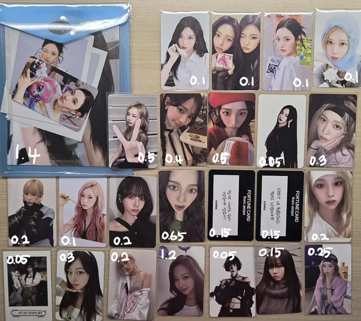 Aespa photocard! Karina giselle winter ningning