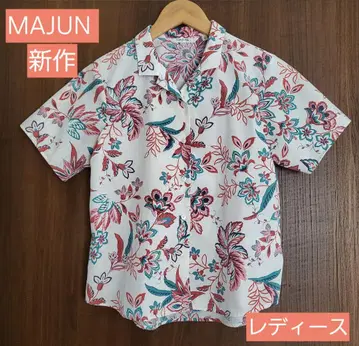 MAJUN 여성용 신상 반팔 셔츠