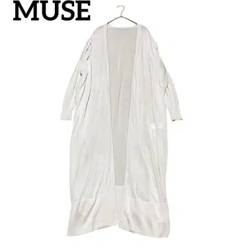 MUSE de Deuxieme Class 롱 가디건 코튼 [F]