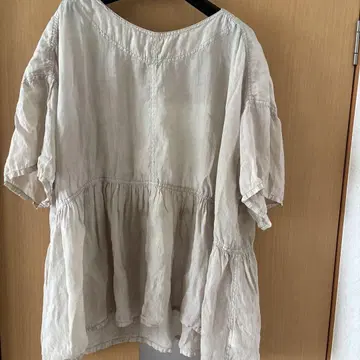 파드칼레 염색 가공 부드러운 블라우스