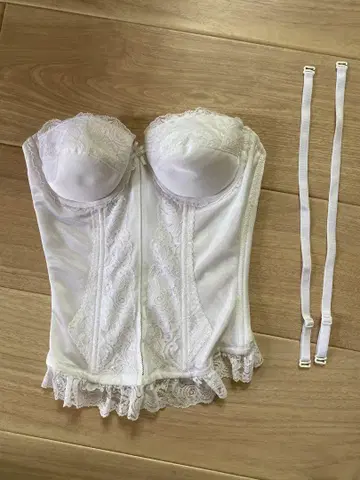 화이트 레이스 코르셋 C70 브라이덜 이너