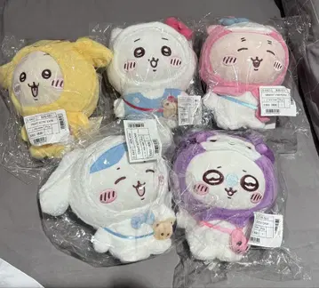 치이카와 산리오 봉제 인형 5개 세트
