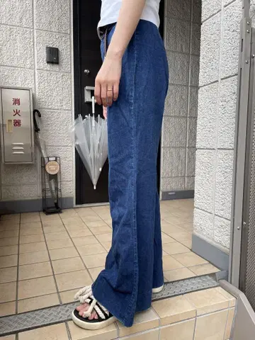 Wrangler 랭글러 데님 다크 블루 부츠 컷 데님