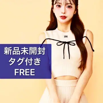 미개봉 새상품 다리치 허리 오픈 스트링 니트 미니 원피스 free