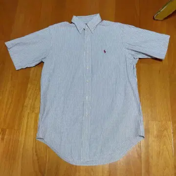 올드 랄프 Ralph Lauren 시어서커 셔츠 90s