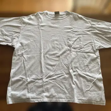 goodwear 화이트 티셔츠 XL 사이즈 포켓 부착