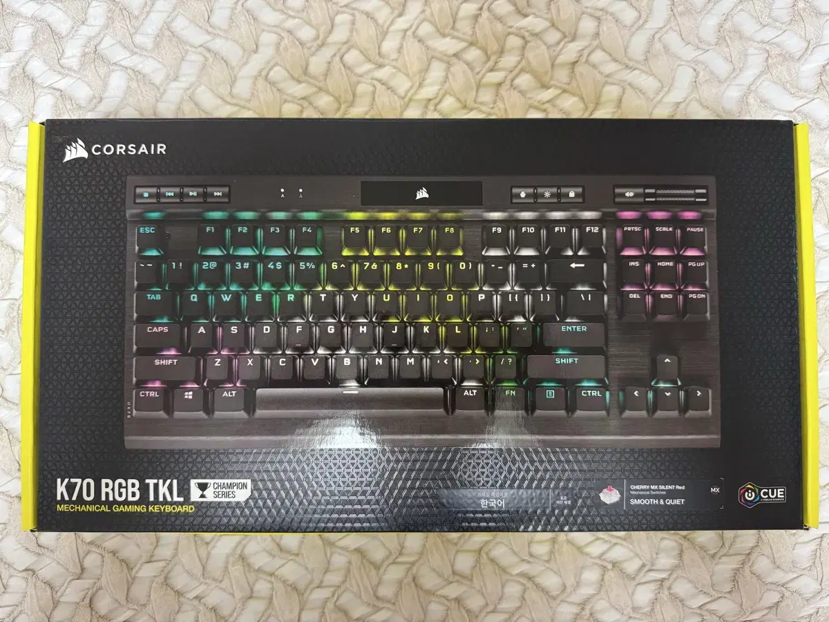 Corsair K70 RGB TKL Champion Series Red Switch