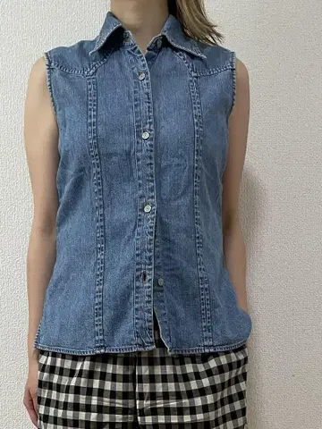 리바이스 데님 슬리브리스 셔츠