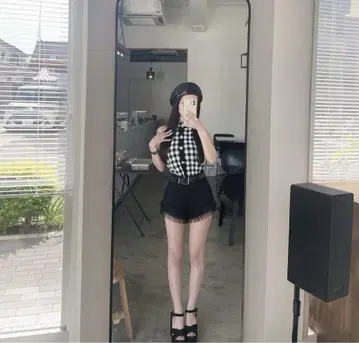 elmyu 레이스 숏 팬츠
