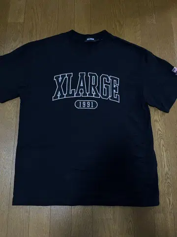 XLARGE 블랙 티셔츠 1991