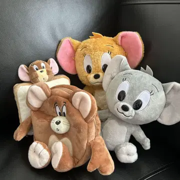 톰과 제리 봉제 인형 4종 세트