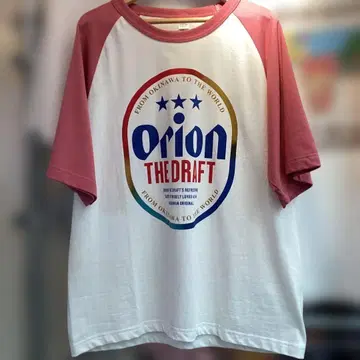 오리온 래글런 티셔츠 [핑크/S 사이즈]