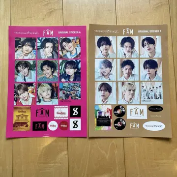 타임리스] 오리지널 스티커 2장 + 카드 4장 세트