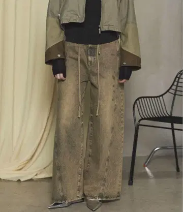 컬러 데님 팬츠