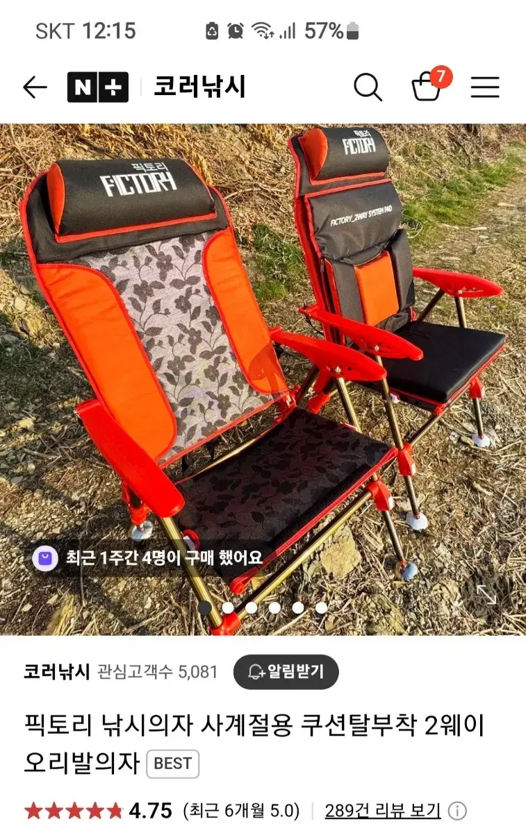 Pictory Fishing Camping Chair