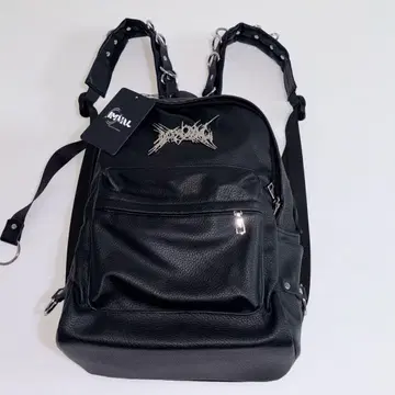 IMVAL PU Leather Backpack 백팩 QOOZA 빌런 계열