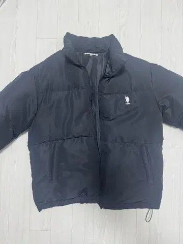 U.S. POLO ASSN. 블랙 다운 자켓 M