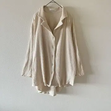 searoomlynn 카라 부착 빅 셔츠 아이보리