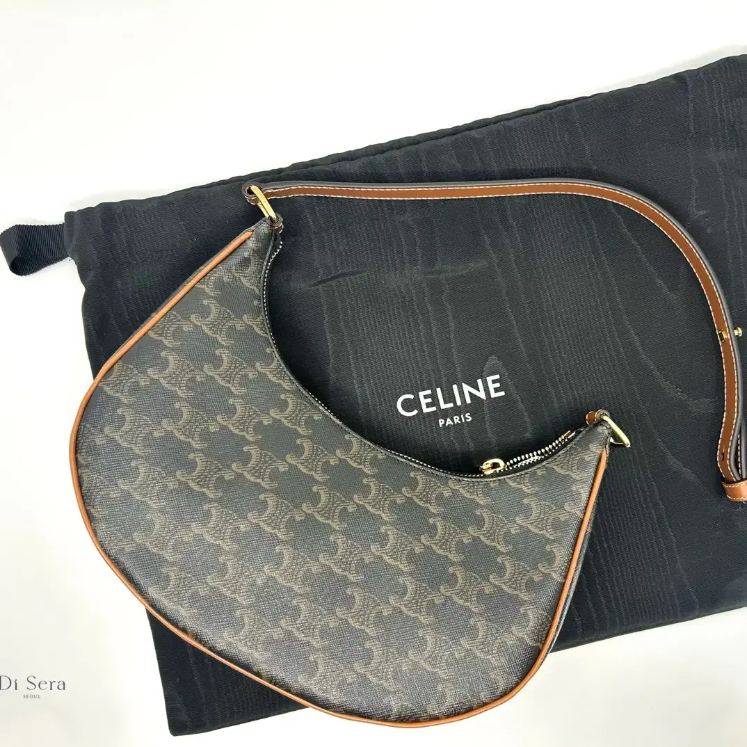 ☆☆CELINE☆☆ 24SS Celine Shoulder Bag 112772EYR 02NT Free Women's Shoulder bag in Triomphe canvas and calfskin