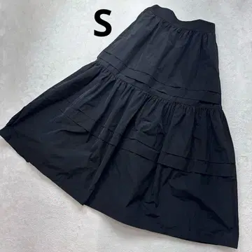 저널 스탠다드 롱 플레어 스커트 블랙 S 사이즈 새상품급