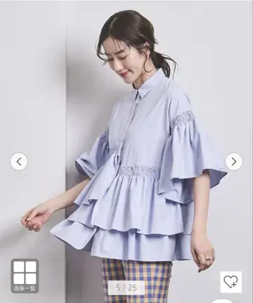 UNITED ARROWS 불규칙 블라우스