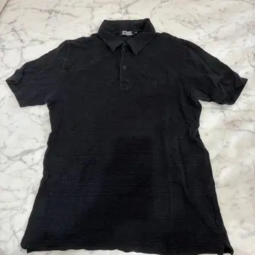 HYSERIC GLAIOUR 다크 그레이 피케 셔츠 M
