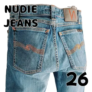 NUDIE JEANS 스키니 데님 팬츠 26 여성용