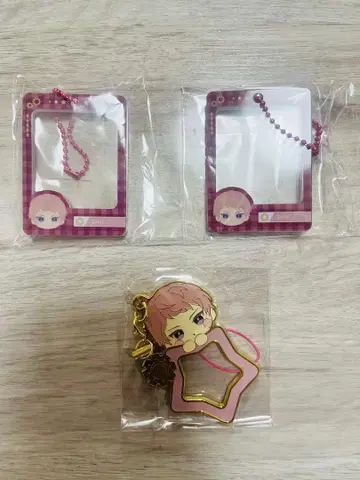 앙스타 미코레 키링 & 사진 모토 세트