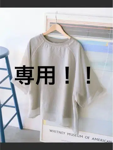 FREAK'S STORE 오간자 티셔츠 베이지 택 포함 새상품