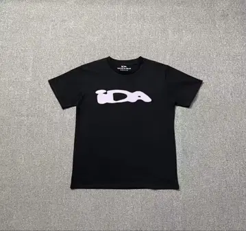 ida sply 블랙 핑크 로고 티셔츠