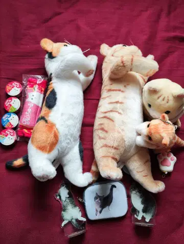 고양이 봉제 인형 세트