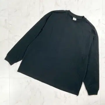 새상품급 빅 실루엣 티셔츠 남성용 블랙 사이즈 M*CD915