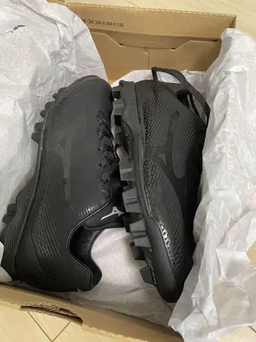Mizuno 웨이브 라이트 레보 블랙 24.5cm