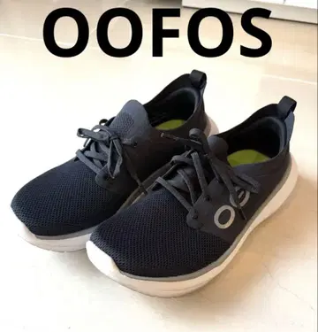 OOFOS 우포스 OOmy Stride White/Black 신발