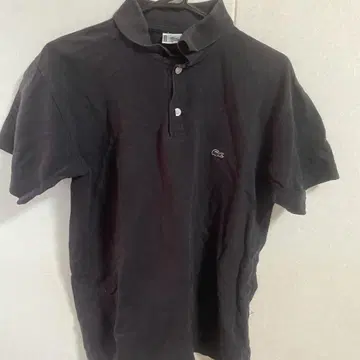 라코스테 블랙 피케 셔츠 M