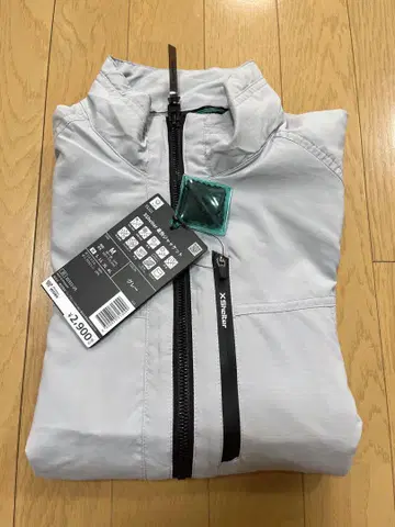 워크맨 엑스 쉘터 더위 자켓 M 그레이 열사병 작업옷
