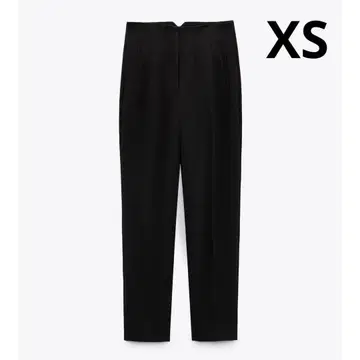 자라 하이 웨스트 팬츠 블랙 XS
