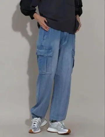 새상품 야마다야 LASUD MILITARY 데님 카고 팬츠