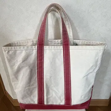 60s 필기체 L.L.Bean 빈티지 토트 백 레드