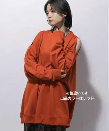 (W) 컬러 빅 카타아키 SWLS HARE 하레 상의 맨투맨